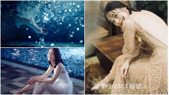 鍾瑶化身水中女神，啟動神秘販賣機按鈕～閃亮好膚質的秘訣都在這！