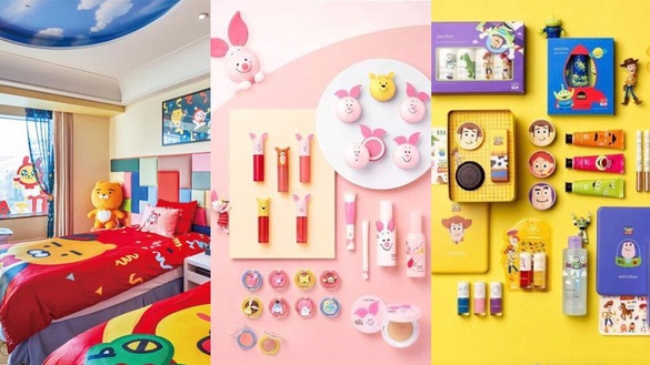 Etude House小熊維尼小豬迎戰！2019年必期待的6款聯名系列，萊恩飯店要入住