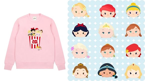 :CHOHOOLATE X TSUM TSUM 公主聯名服飾，送超應景公主紅包袋，可愛到少女心尖叫10秒!