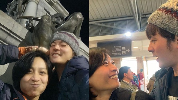 宥勝成功征服南極！失聯一個多月，愛妻小嫻飛過半個地球驚喜迎接