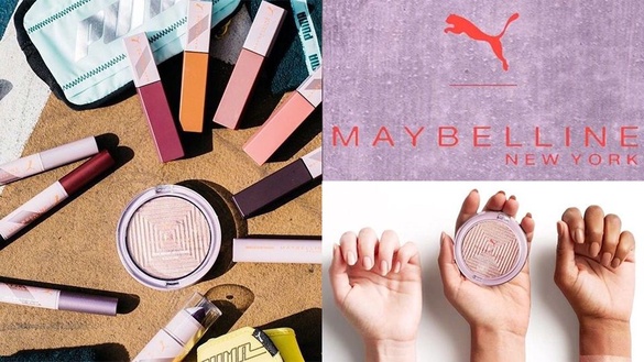 Maybelline x puma竟然聯名了！一系列粉嫩彩妝，連運動也要美