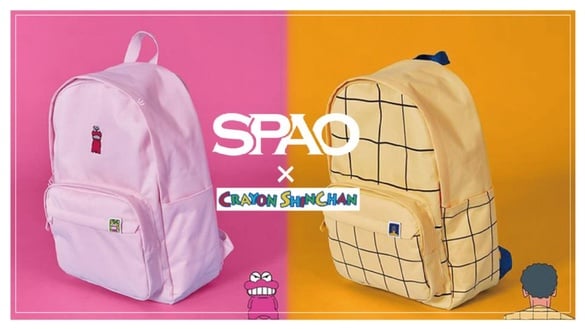 SPAO×蠟筆小新後揹包韓國熱賣！除了動感超人，還有超犯規的鱷魚餅乾