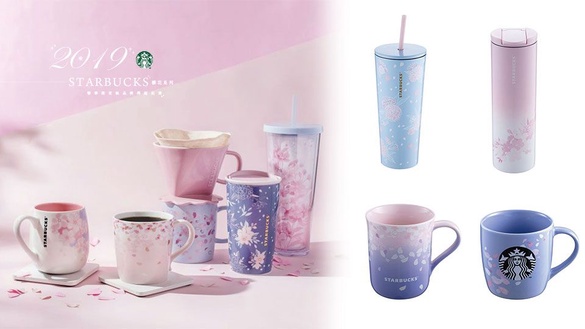 2019星巴克櫻花系列！春季新品美得犯規，還有101跟外島門市限定！