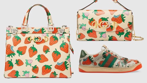 GUCCI 2019草莓季來啦！滿滿草莓躍上包包、球鞋，浮誇女孩必收！