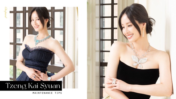 曾愷玹當媽後依然少女！6大美貌秘訣公開，配戴蕭邦「上億」珠寶蛻變花蝴蝶