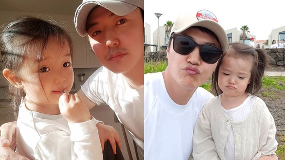 尹相鉉曝光2個超萌女兒！洋娃娃臉孔基因爆紅，原來媽媽這麼美