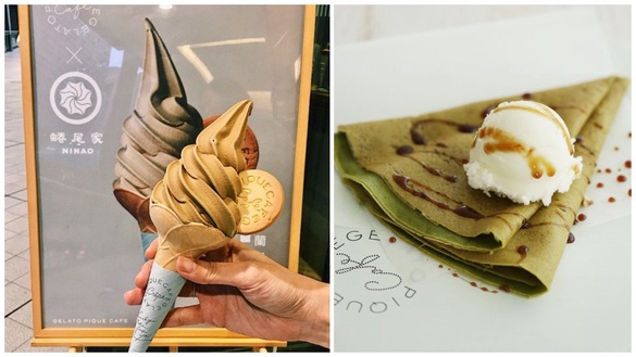 日本可麗餅名店gelato pique cafe推四款「抹茶季限定可麗餅」，還有蜷尾家期間限定新口味「斯里蘭卡霜淇淋」必吃！