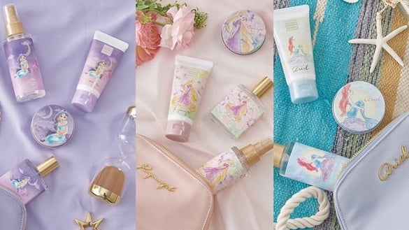 是DISNEY公主的香味！小美人魚、長髮公主、茉莉聯名平價香水、保養品，迪士尼公主控必收！