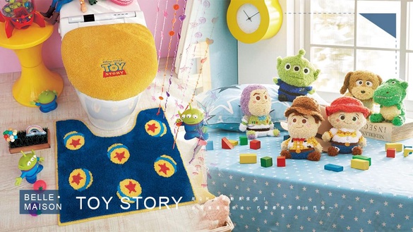 日本BELLE MAISON推出超Q玩具總動員傢俱！房間滿滿的胡迪、巴斯都捨不得出門啦～