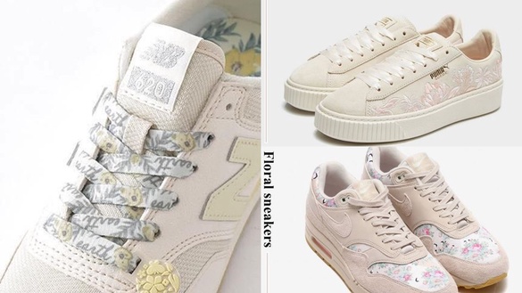 春夏「碎花運動鞋」晉升韓妞新歡！NIKE、Puma、New Balance等，七款浪漫碎花球鞋特搜！