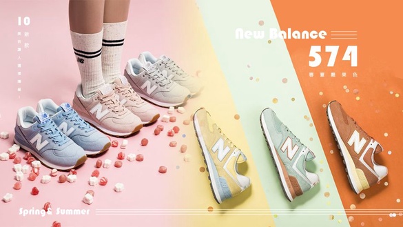 New Balance經典款574推春夏糖果色！一次出10雙新款，配色美到讓人選擇障礙！