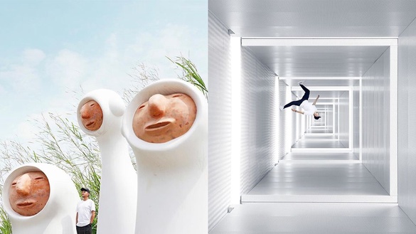 台南新打卡景點「南科考古館」！像水滴魚的雕像、時光隧道，一定要來打卡拍照！