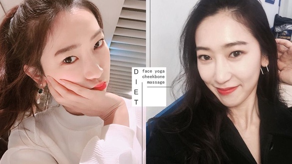 韓妞小臉關鍵！網美教練「校正臉型」瑜珈，改善顴骨凸出、太陽穴內縮！