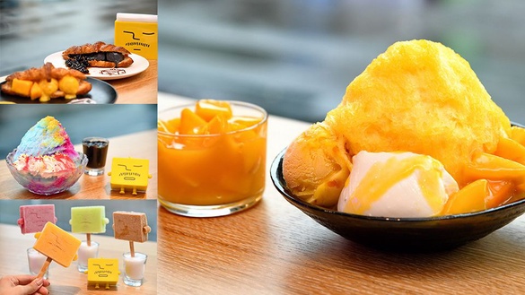 「ICE MONSTER永康創始店」帶招牌芒果冰強勢回歸！「新鮮芒果綿花甜」、「獨角獸綿花甜」還有「可頌冰」都是必點！
