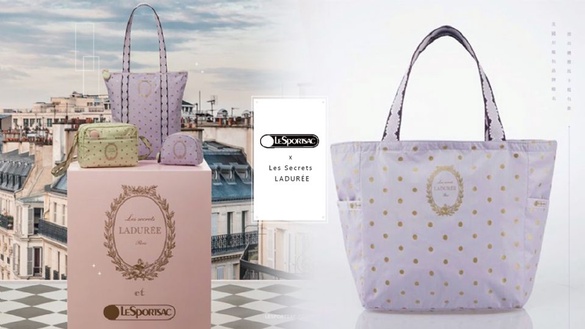 LeSportsac x  LADURÉE夢幻聯名！推出優雅馬卡龍包款，4/19準時開賣！