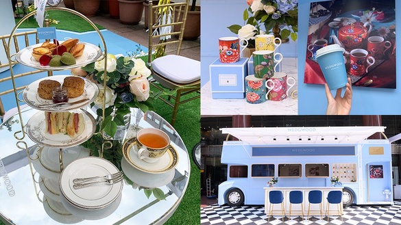 Wedgwood首座快閃「茶屋花園」，雙人英式下午茶居然只要500元，也太佛心！