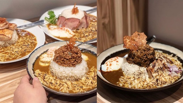 台北最紅的咖哩小店在這!「盈 豚骨カレー咖哩」拉麵與咖哩的完美結合，濃郁風味必嚐!