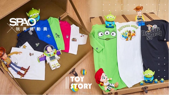 韓國SPAO「玩具總動員」高CP聯名再一波！胡迪、巴斯、三眼怪等高質感刺繡圖案通通有！