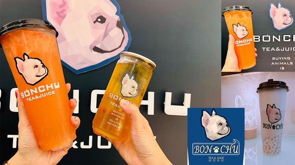 超可愛法鬥「BONCHU創意鮮果茶飲」快閃囉！即日起在這裡喝得到！