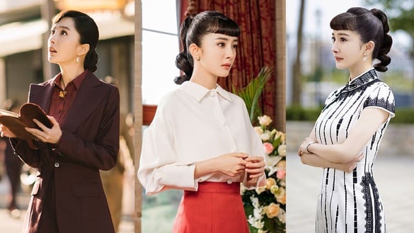 楊冪《築夢情緣》12套民國風造型！嫵媚旗袍、帥氣西裝，百變造型像在走時裝秀