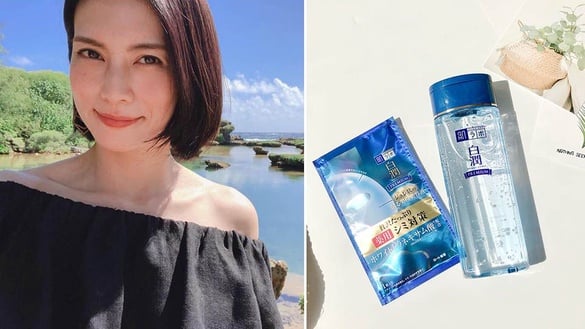 柴崎幸愛衝浪、曬太陽，素顏照一樣耐看！差別就在洗臉後第一步，讓肌膚自動變白變亮，忘記什麼叫斑點~