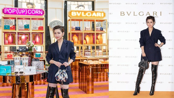 Selina瘦身有成，辣妹裝秀寶格麗新包！全新「迷你包款」精緻可愛好入手！