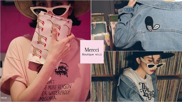 漢娜妞Mercci22和美國時尚插畫品牌『BOUFFANTS &amp; BROKEN HEARTS』首度聯名！白T和居家服都好燒呀～