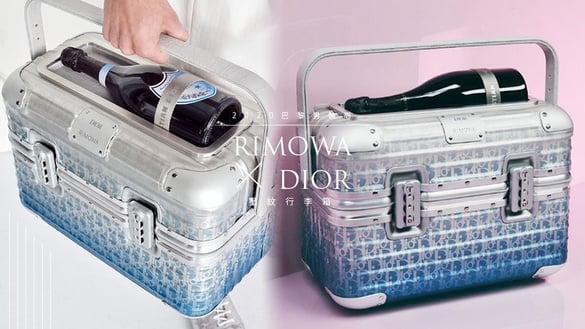 RIMOWA x DIOR首度聯名推出壓紋行李箱，背包、手拿包、登機箱通通有！