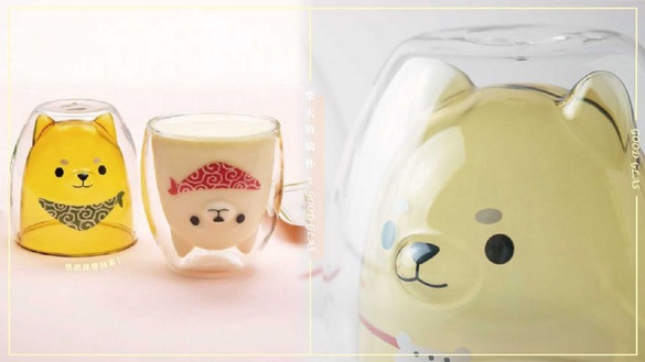 超夯GOOD GLAS「柴犬玻璃杯」推出新款，柴犬們的項圈都變成可愛的領巾啦！