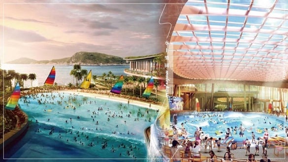 香港「大樹灣水上樂園」2019年底開幕，仙境般的水上樂園，讓你一邊玩水一邊欣賞海岸美景！