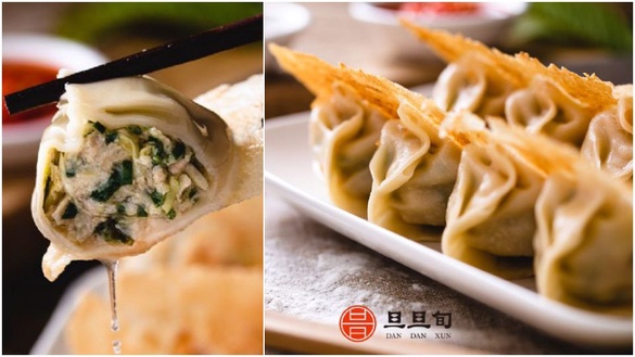 日式煎餃專賣店旦旦旬全台獨家首店就在這裡！日式煎餃皮薄多汁，還有復古花生捲冰淇淋都是必點～