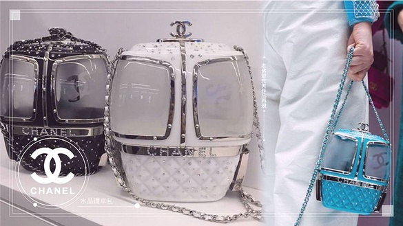 老佛爺帶來的完美遺作！2019年香奈兒秋冬「水晶纜車包」，耀眼水鑽加上COCO字樣根本人生夢幻包款!