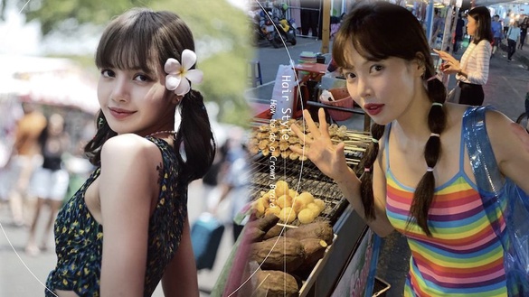 Blackpink Lisa、泫雅「編髮」超萌逆襲！除了包頭、半丸子頭，雙麻花辮更是搶眼！加碼女神編髮教學