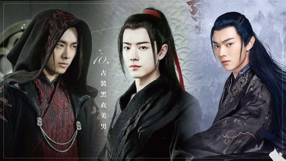 《陳情令》肖戰把黑衣穿成經典！陸劇10位古裝黑衣美男，鄧倫、李易峰魔化帥炸