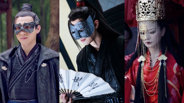 《陳情令》肖戰戴面具帥出新高度！ 13個古裝面具造型，張彬彬帥、趙薇美，陳喬恩卻醜成經典