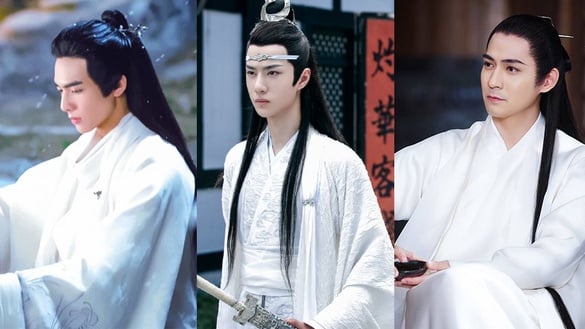 《陳情令》王一博穿白衣古裝美過女星！12位白衣男神，宋威龍仙、于朦朧美，羅雲熙穿成經典