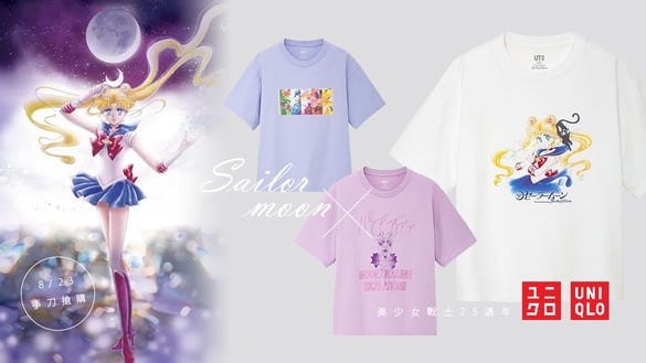 UNIQLO X 「美少女戰士」聯名T恤8/23開賣！25週年美戰經典元素，詳細款式、價格看這裡！