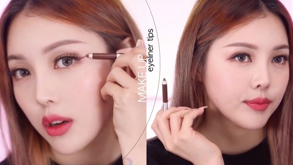 PONY示範「矯正眼型」的眼線技巧！貓眼、垂眼眼尾眼線畫法，不整形就可以矯正眼型！