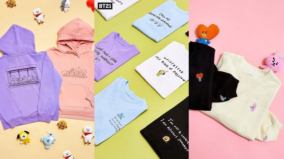 SPAO X BT21聯名新品，刺繡衛衣超吸睛，加碼BT21聯名手錶，阿米們快準備好錢包吧！