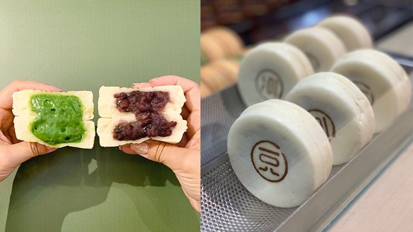 一〇八抹茶板橋車站限定口味「白麻糬大判燒」，爆漿餡料＋Ｑ彈麻糬皮一次滿足! 
