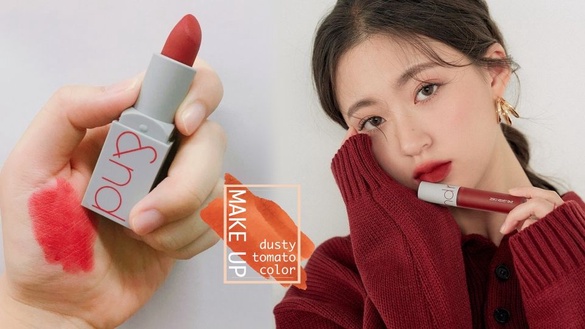 比正紅、乾燥玫瑰更顯白！大勢木質調番茄色，彩妝師傳授黃皮「番茄色」唇彩必顯白技巧