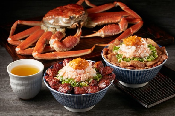 「開丼」霸氣松葉蟹燒肉丼鮮甜登場！還有蟹飽王丼就算痛風也要吃！開賣日期、地點看這裡～