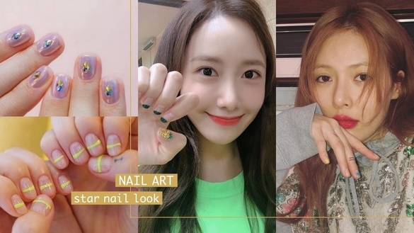 太妍、泫雅、BLACKPINK都在做這款美甲！特搜韓星「美甲範本」圖鑑，塗鴉、繽紛法式款顯白顯指長