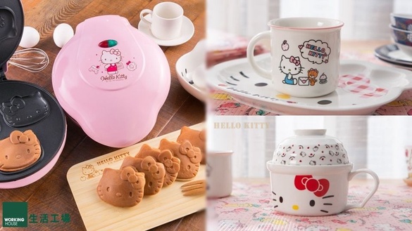 生活工場 X Hello Kitty！超多超萌的Hello Kitty餐具，生活工場還推出Hello Kitty全系列85折～