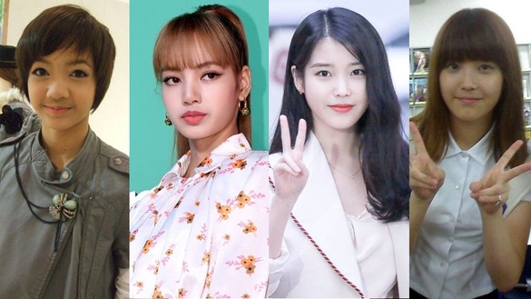 Lisa和BamBam舊照被翻出！9位偶像近照VS舊照，潤娥、IU天生美貌，Irene、惠利差好多