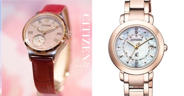 CITIZEN「櫻花粉金錶」夢幻上市，加真鑽超耀眼！加碼迪士尼公主聯名錶，夢幻控必收！