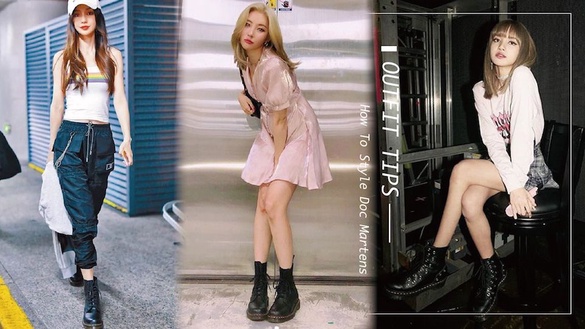 女星馬丁靴穿搭圖鑑！楊冪、LISA馬丁靴穿法甜美能遮肉，關曉彤撞衫泫雅氣勢輸慘