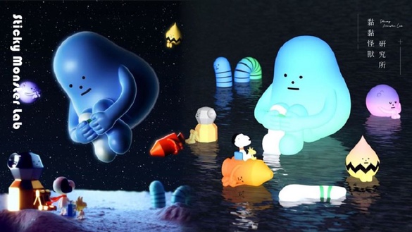 韓國新景點！超巨大《黏黏怪獸研究所》漂浮在首爾石村湖，孤獨憂鬱模樣療癒你的心~