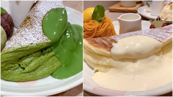 IG打卡超熱門「屋莎鬆餅屋」插旗信義區，濃抹茶紅豆冰淇淋鬆餅回歸啦！開幕還要免費送你蜂蜜冰淇淋鬆餅喔！