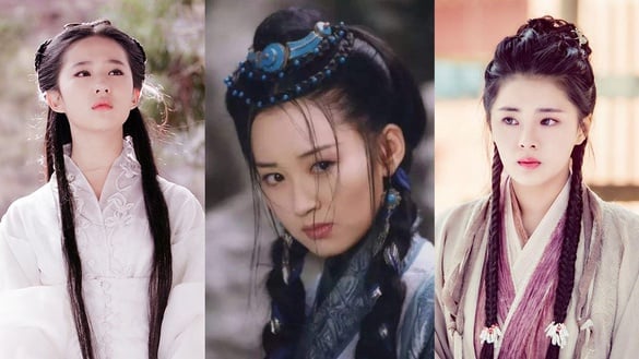 網評金庸武俠筆下10大美女！劉亦菲把兩個古裝女神演成經典，趙敏、王語嫣都不是第一